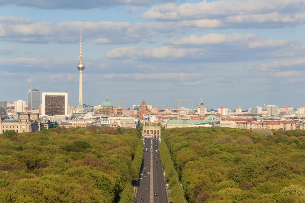 City skyline, Berlim, Alemanha — Fotografia de Stock