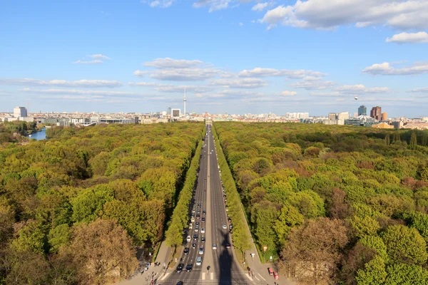 Stadens skyline, Berlin, Tyskland — Stockfoto