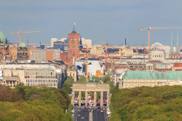 Skyline de la ciudad, Berlín, Alemania — Foto de Stock