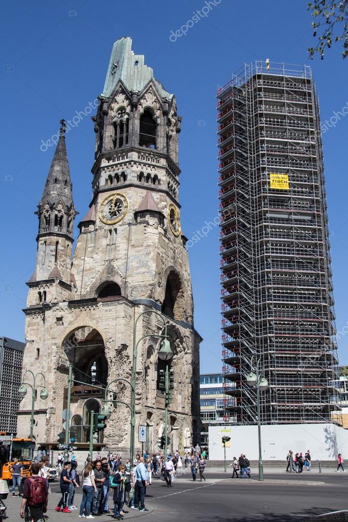 Kaiser wilhelm gedaechtniskirche, berlin — Redaktionelles Stockfoto