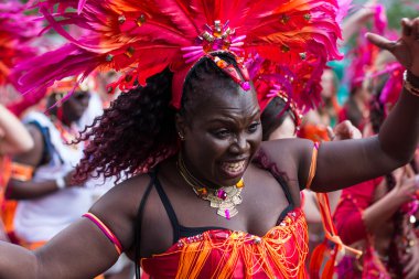 kadın karnaval kültürü Berlin'de üzerinde kostüm