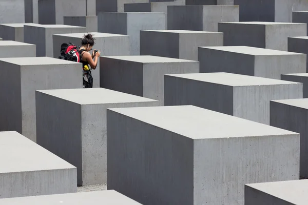 베를린 2016 여행자 유태인의 베를린에서 코스트 기념관 이라고 기념관 — 스톡 사진