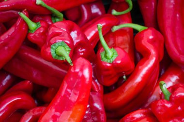 kırmızı biber arka plan - makro chili biber