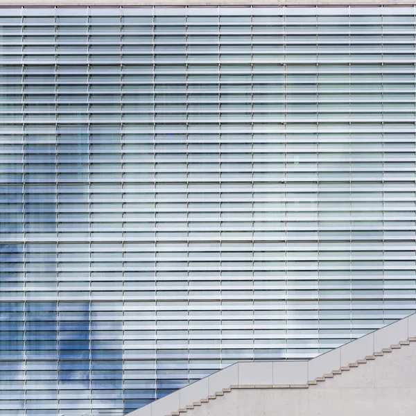 Сучасні Будівельні Вікна Скляний Фасадний Фон — стокове фото