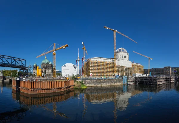 Berlin Germany September 2016 Reconstruction Berlin Palace Stadtschloss Berlin City — Stock Photo, Image