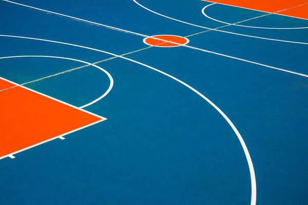 basketball court closeup, outdoor basketball field