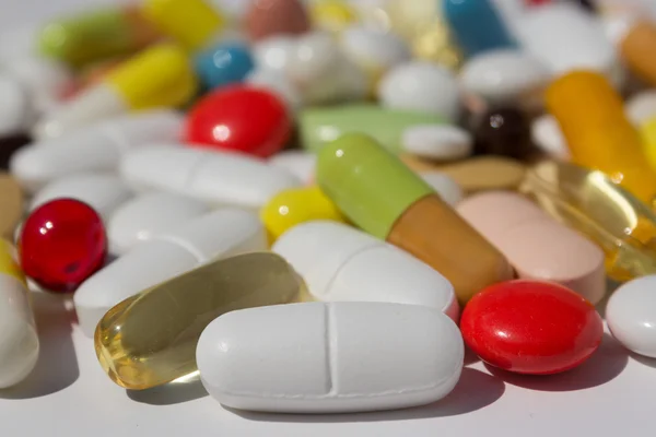 Medicine, pills close up — Stock Photo, Image