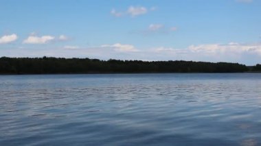 manzara, mavi gökyüzü göl