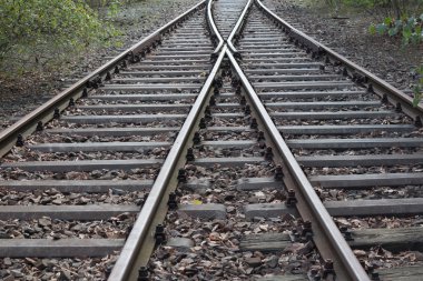 bölme demiryolu, çift-track demiryolu, demiryolu parça
