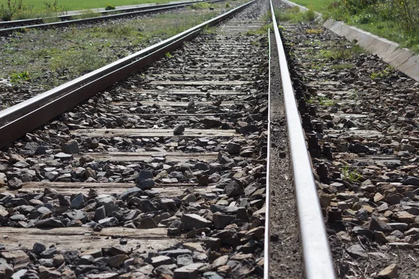 鉄道、鉄道トラック — ストック写真