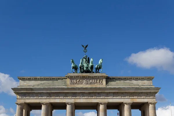 Top of the brandenburg gate / Quadriga, Berlin, Germany — Stock Photo, Image