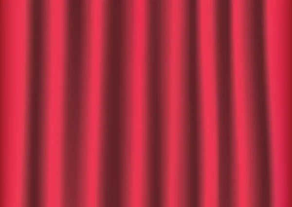 Red curtain background - vector illustration — Stock Vector