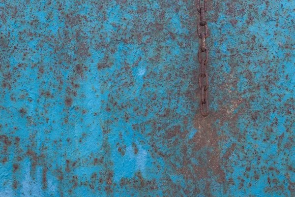Rusty background , rusted metall chain and texture — Stock Photo, Image