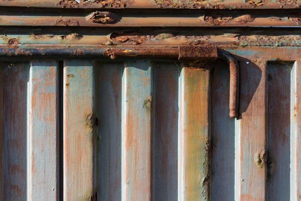 Stary zardzewiały metal śruby / rusted blokująca, tło, — Zdjęcie stockowe