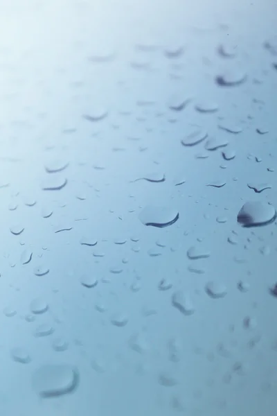 Капли воды, капли дождя макрос — стоковое фото