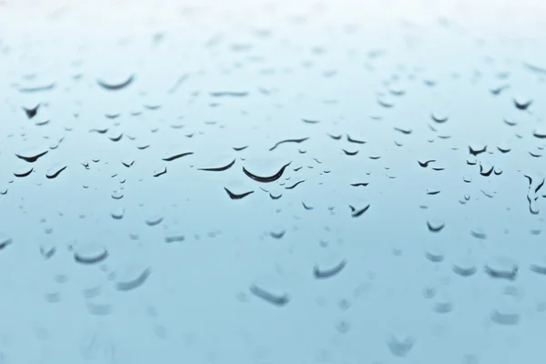 Vodní kapky, dešťové kapky makro — Stock fotografie