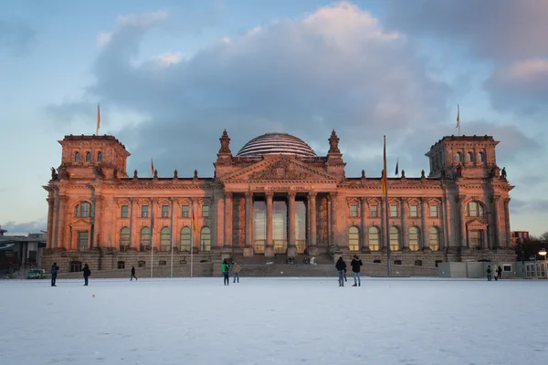 Reichstag (Bundestagu) budynku w Berlinie, Niemcy — Zdjęcie stockowe
