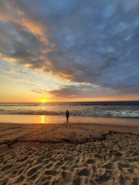 Vichayito-Piura sahilinde gün batımı.