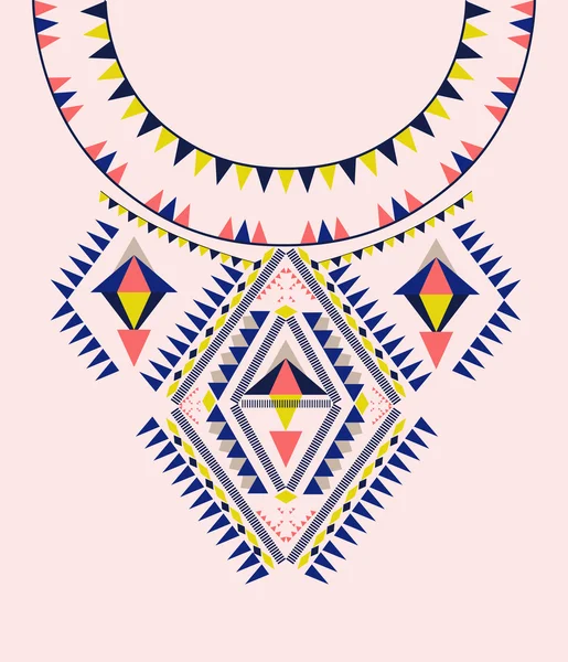 Ethnic Neck Embroidery for fashion — Zdjęcie stockowe