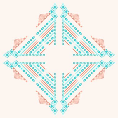 Afrikalı kabile grafik yazdırma