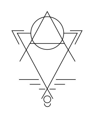 Fütüristik soyut şekli