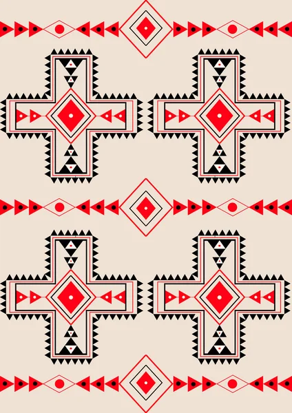 Tribal, etniska mönster, — Stock vektor