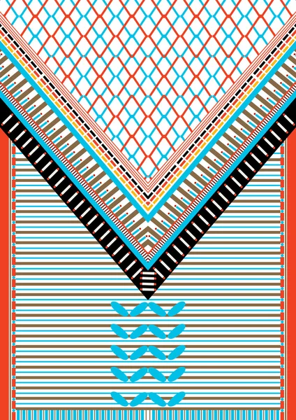 Geometriska chevron mönster — Stock vektor