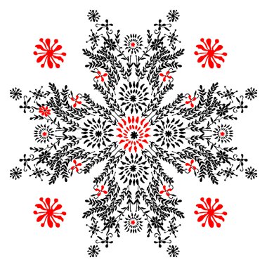 Nakış deseni, çiçek motifi