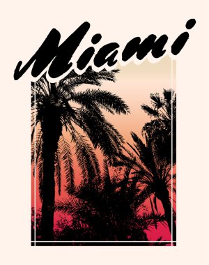 Palmiye ağacı sloganı ile yazdırma