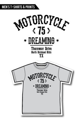 Sportif grafik ile T-shirt