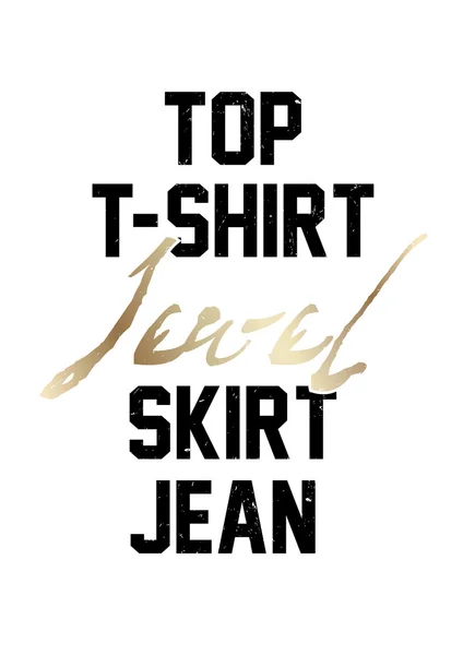 T-shirt slogan graphique tee-shirt — Image vectorielle