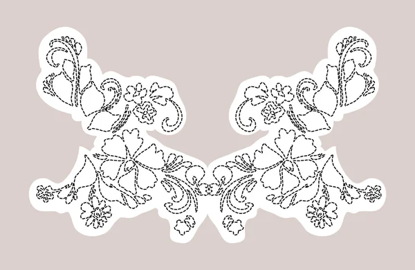Μοτίβο κεντήματα, floral μοτίβο — Διανυσματικό Αρχείο