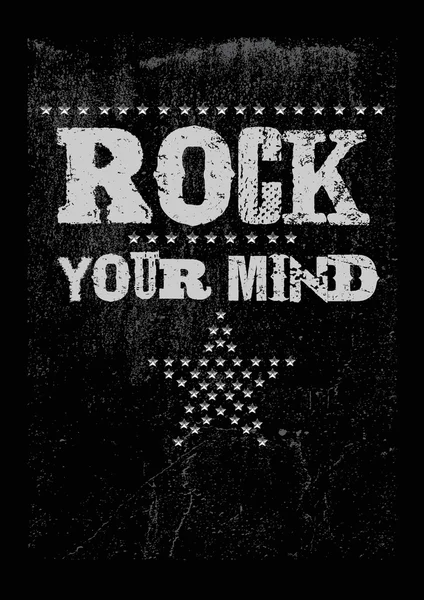 Rock metal çiviler ile yazdırma