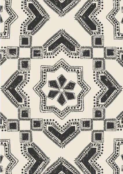 Geometryczne tribal wydruku — Wektor stockowy