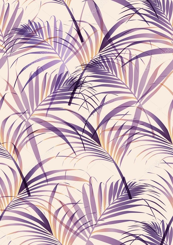 Tropical leaves pattern