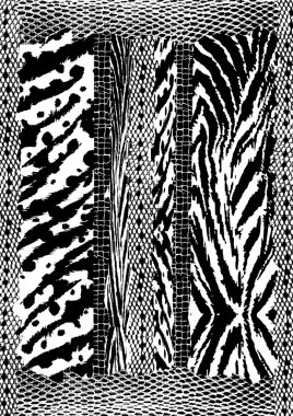 Tek renkli abstract, Dikişsiz desen