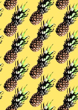 Desen bütün ananas ile