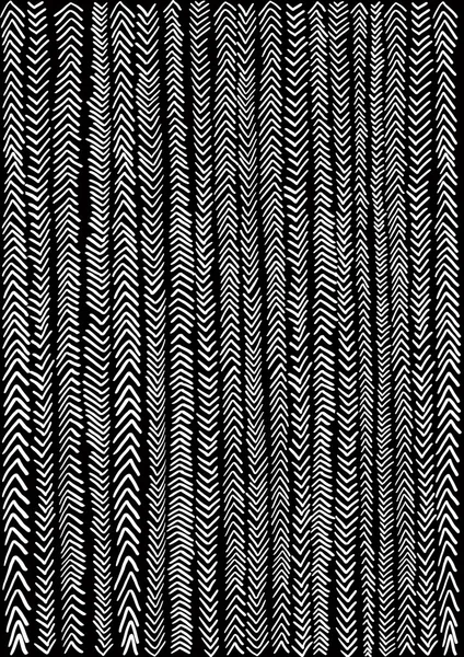 Hand getrokken zigzag patroon — Stockfoto