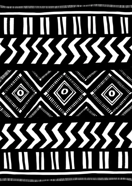 Abstract, tribal, seamless pattern — Stock Photo, Image