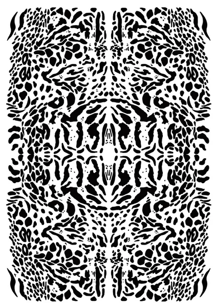 Fekete-fehér absztrakt, varrat nélküli mintát — Stock Fotó