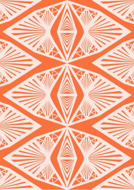 Soyut, kesintisiz geometrik desen