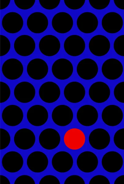 Fekete pontok a sorok mintával — Stock Vector