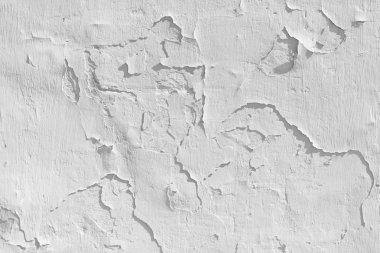 Doku eski beton beyaz duvar