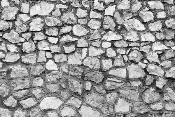 Grunge texture of old white stone walls — Stock Photo, Image