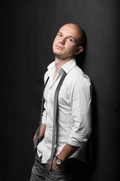 Studio photo of an adult handsome young man — Stock Photo, Image