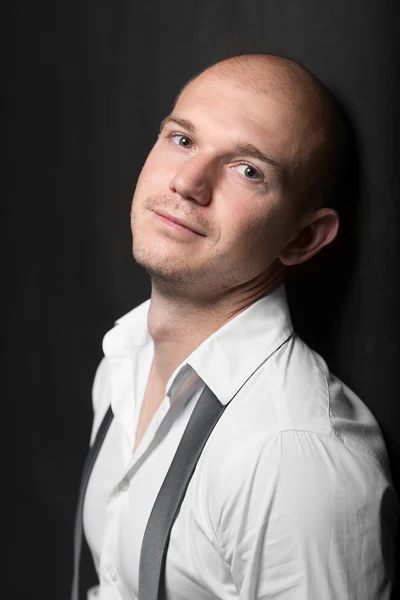 Studio photo of an adult handsome young man — Stock Photo, Image