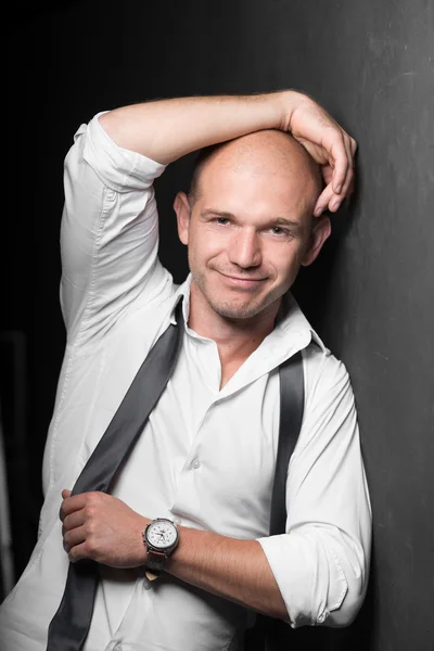 Studio photo of an adult handsome young man — Stock Photo, Image