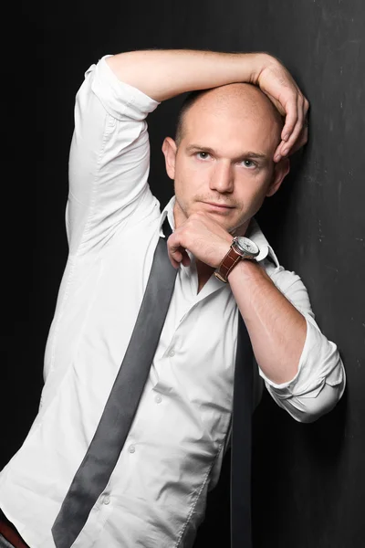 Studio photo of an adult handsome young man — Stock Photo, Image