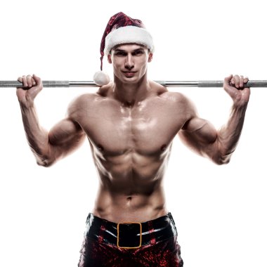 Kas yakışıklı seksi Noel Baba