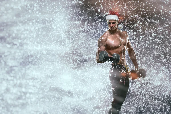 Kas yakışıklı seksi Noel Baba